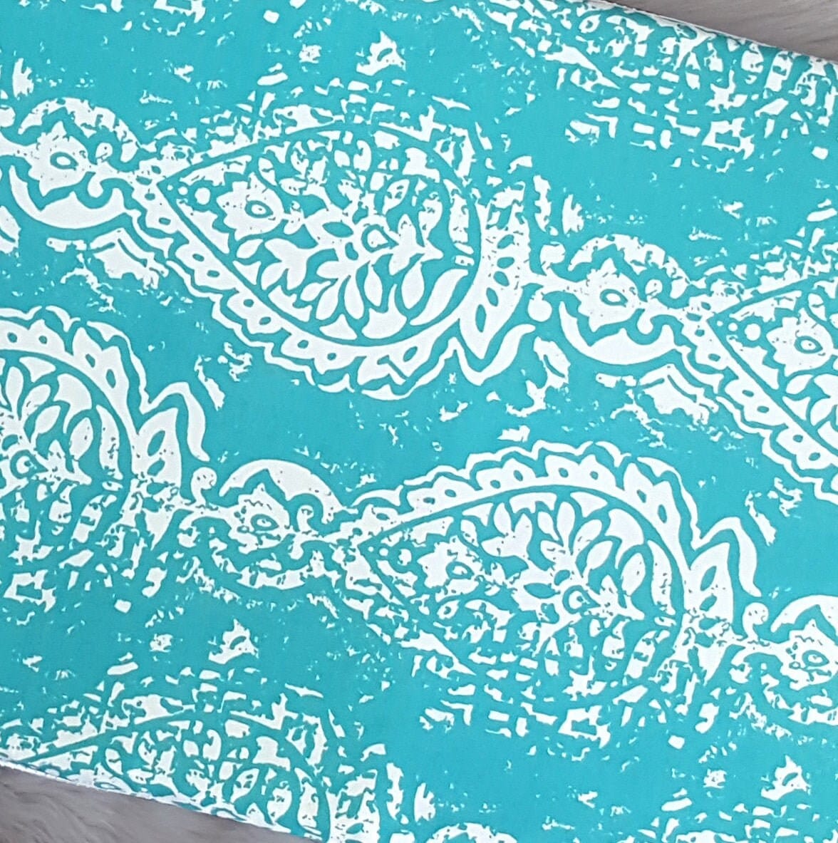 Rockin Cushions IKEA Bench Pad SALE IKEA Bankkamrat, Hemmahos, Stuva Bench Pad Cover Indian Tribal Print Turquoise Blue