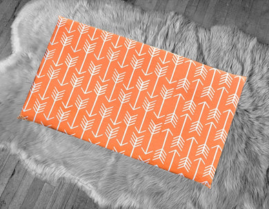Rockin Cushions IKEA Bench Pad SALE IKEA Bankkamrat, Hemmahos, Stuva Bench Pad Cover  Orange Arrow Print