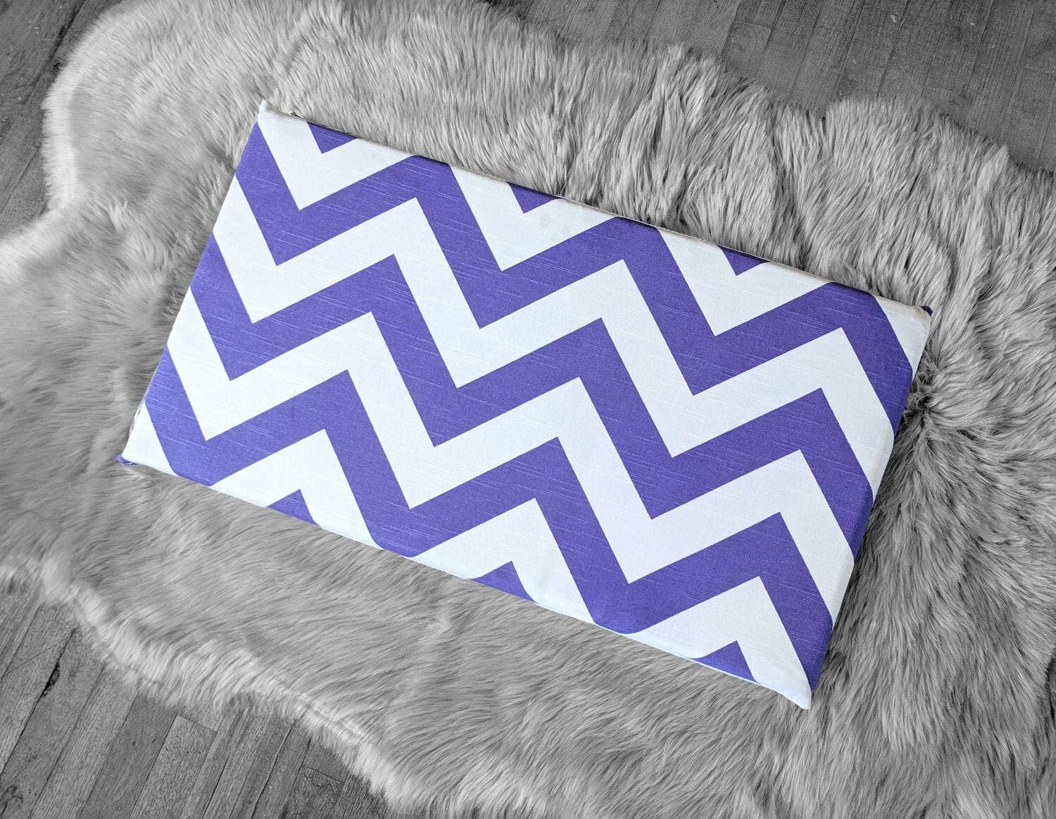 Rockin Cushions IKEA Bench Pad SALE IKEA Bankkamrat, Hemmahos, Stuva Bench Pad Cover Purple Chevron Pattern