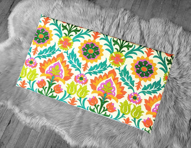 Rockin Cushions IKEA Bench Pad SALE IKEA Bankkamrat, Hemmahos, Stuva Bench Pad Cover, Santa Maria Mexican Floral
