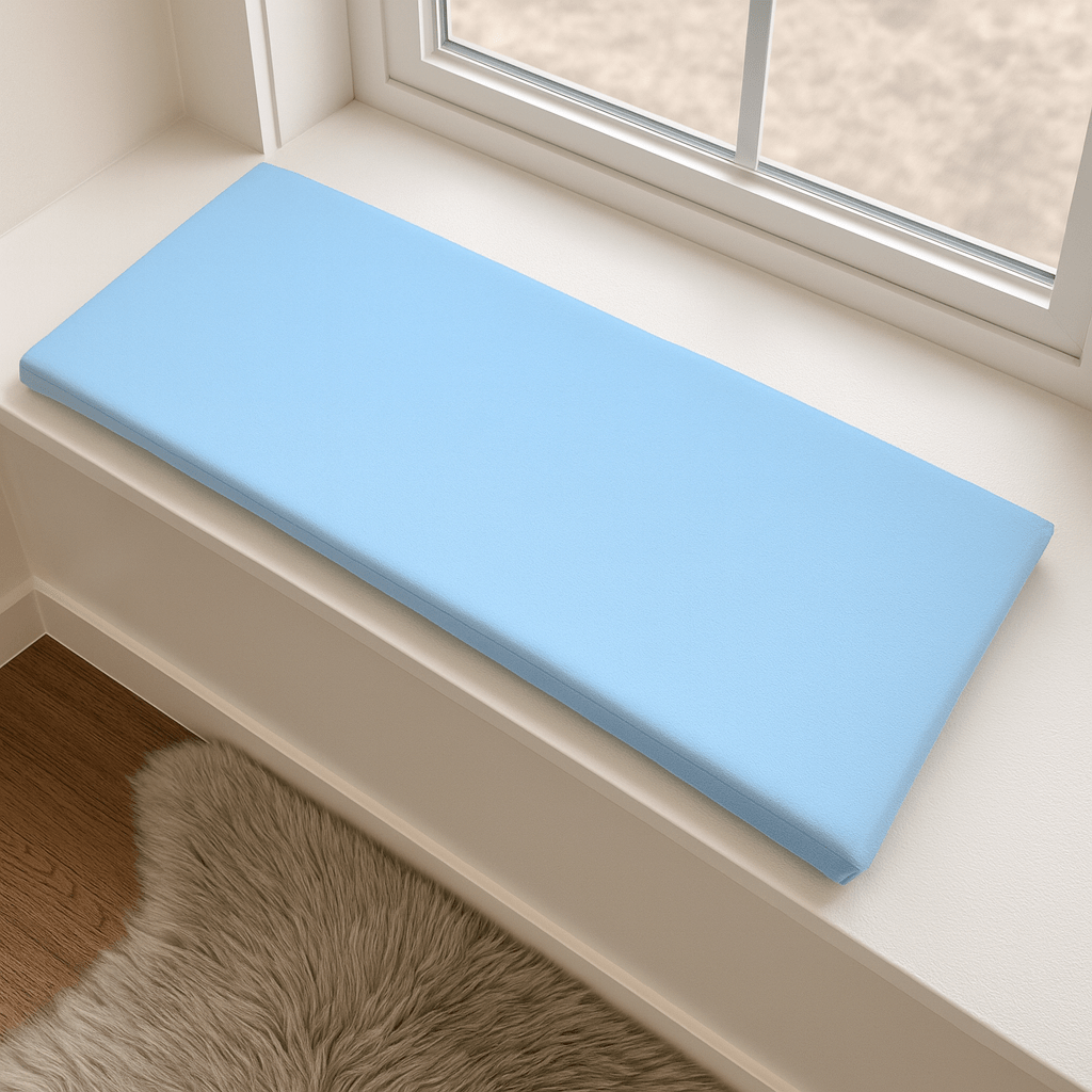 Rockin Cushions IKEA Bench Pad SALE Sunbrella Air Blue IKEA Bench Pad Slipcover