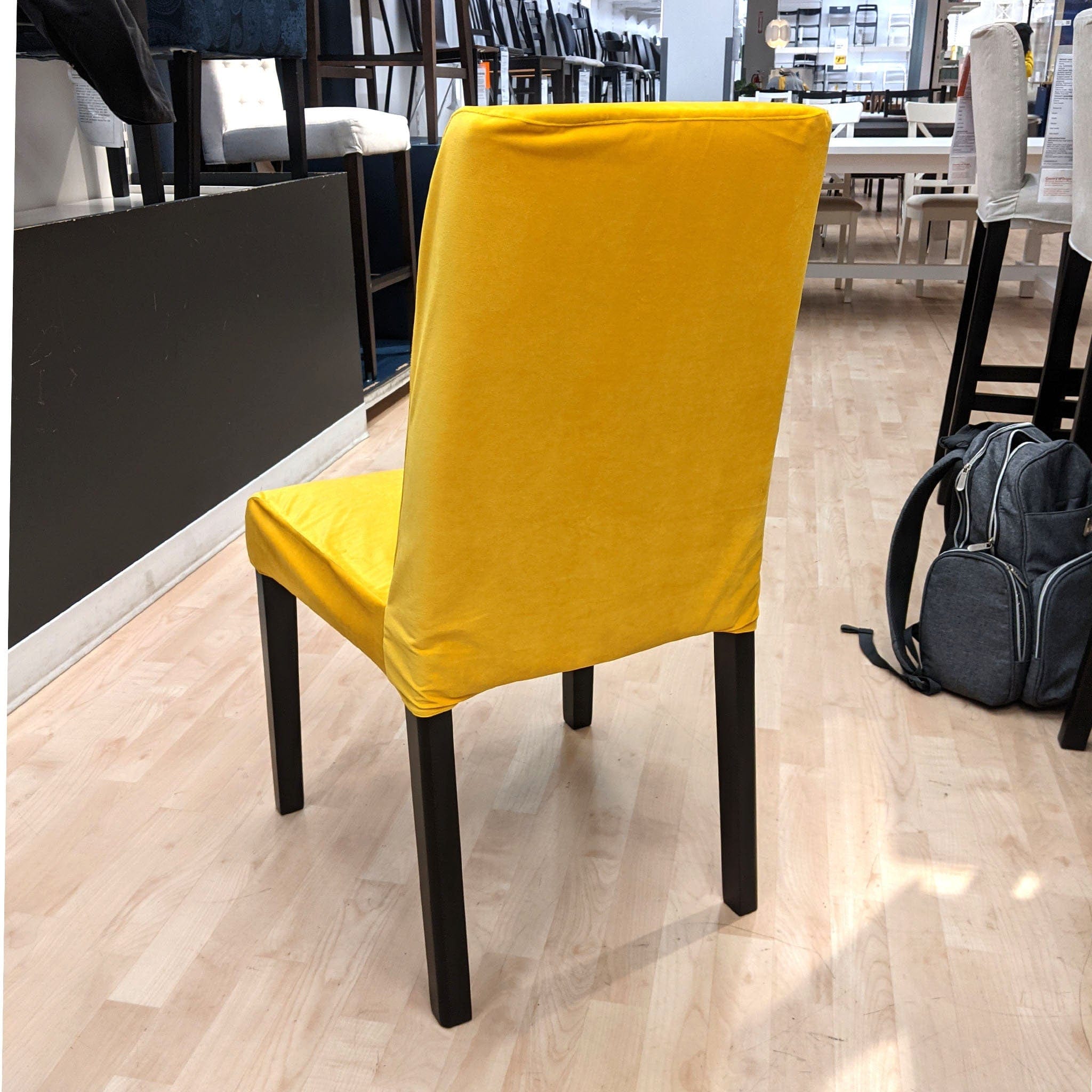 Rockin Cushions IKEA Bergmund Dining SALE IKEA Bergmund Chair Slipcover, Gold Velvet