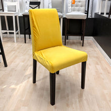 Load image into Gallery viewer, Rockin Cushions IKEA Bergmund Dining SALE IKEA Bergmund Chair Slipcover, Gold Velvet