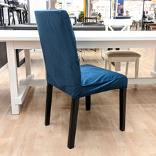 Load image into Gallery viewer, Rockin Cushions IKEA Bergmund Dining SALE IKEA Bergmund Chair Slipcover, Navy Blue Velvet