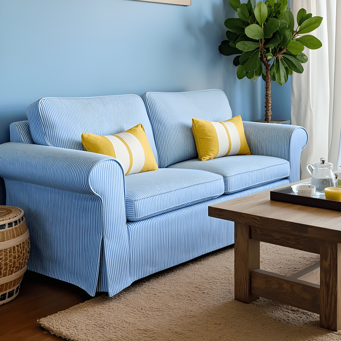 Rockin Cushions IKEA Ektorp Sofa Slipcover for IKEA Ektorp Sofa – Cotton, Velvet & Performance Fabrics