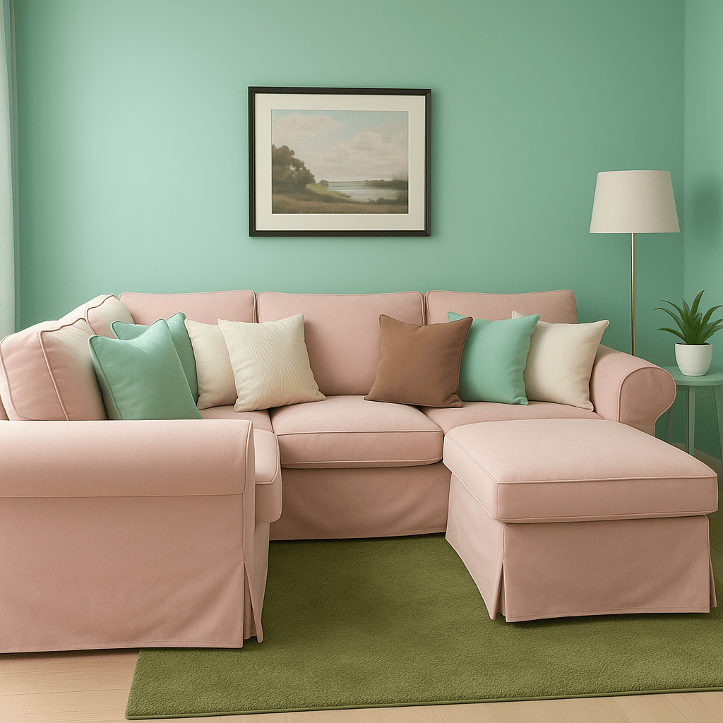 Rockin Cushions IKEA Ektorp Sofa Slipcover for IKEA Ektorp Sofa – Cotton, Velvet & Performance Fabrics, Made-to-Order