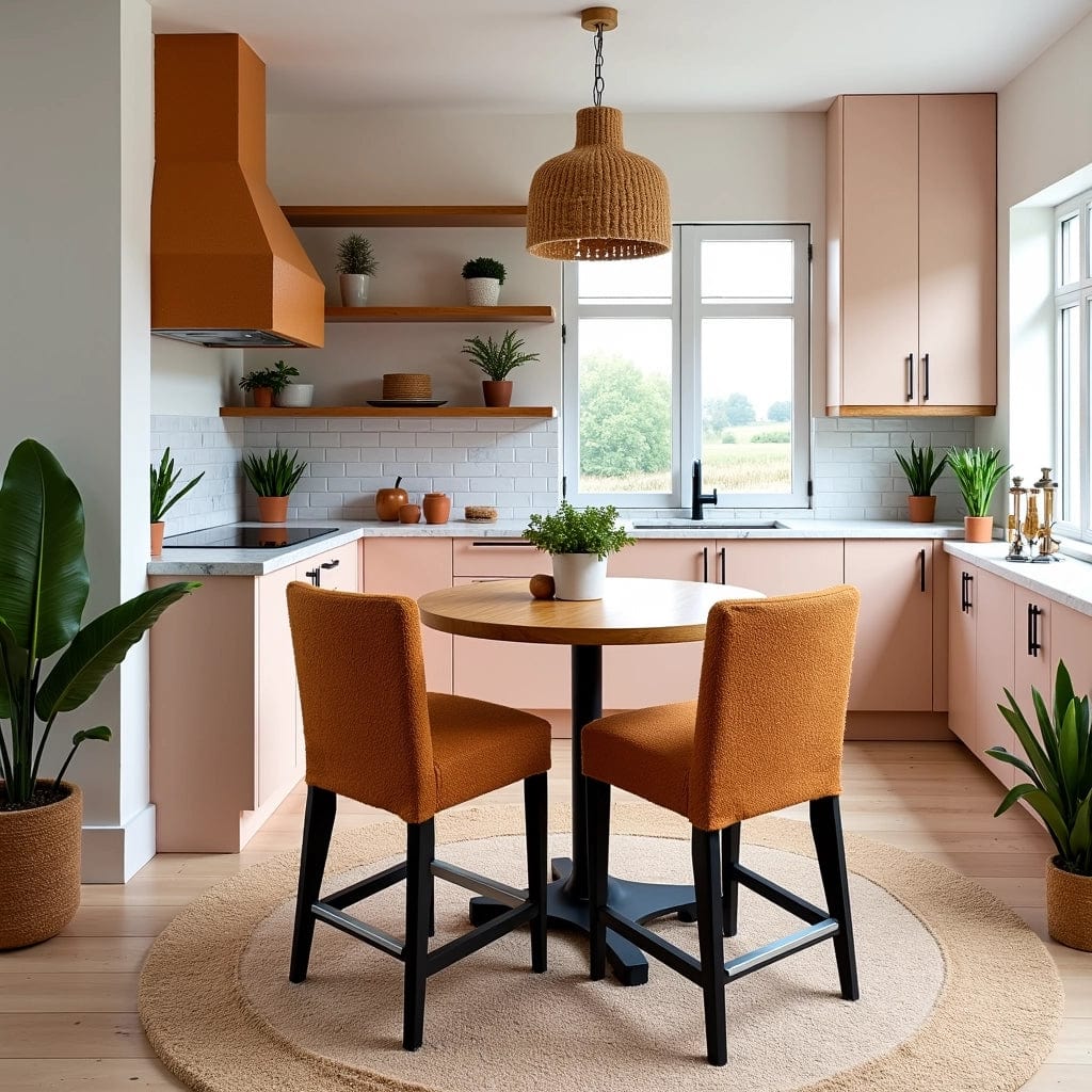 Rockin Cushions IKEA Henriksdal Barstool SALE 2 Pack, Boucle Cinnamon Brown Shearling Barstool Covers, Compatible with IKEA Henriksdal