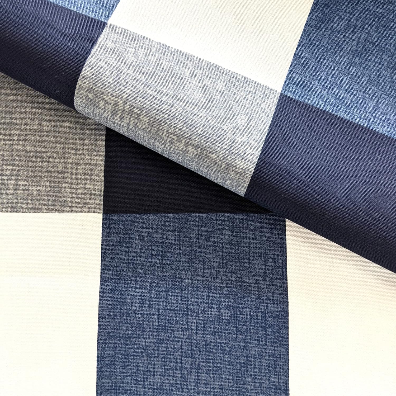 Rockin Cushions IKEA Henriksdal Dining 4 Pack - IKEA Henriksdal Dining Chair Cover, Buffalo Check Navy Blue, Floor Length