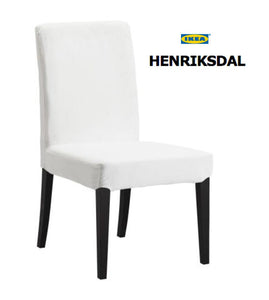 Rockin Cushions IKEA Henriksdal Dining IKEA Henriksdal Dining Chair Cover, Plaid Buffalo Check Black, Floor Length