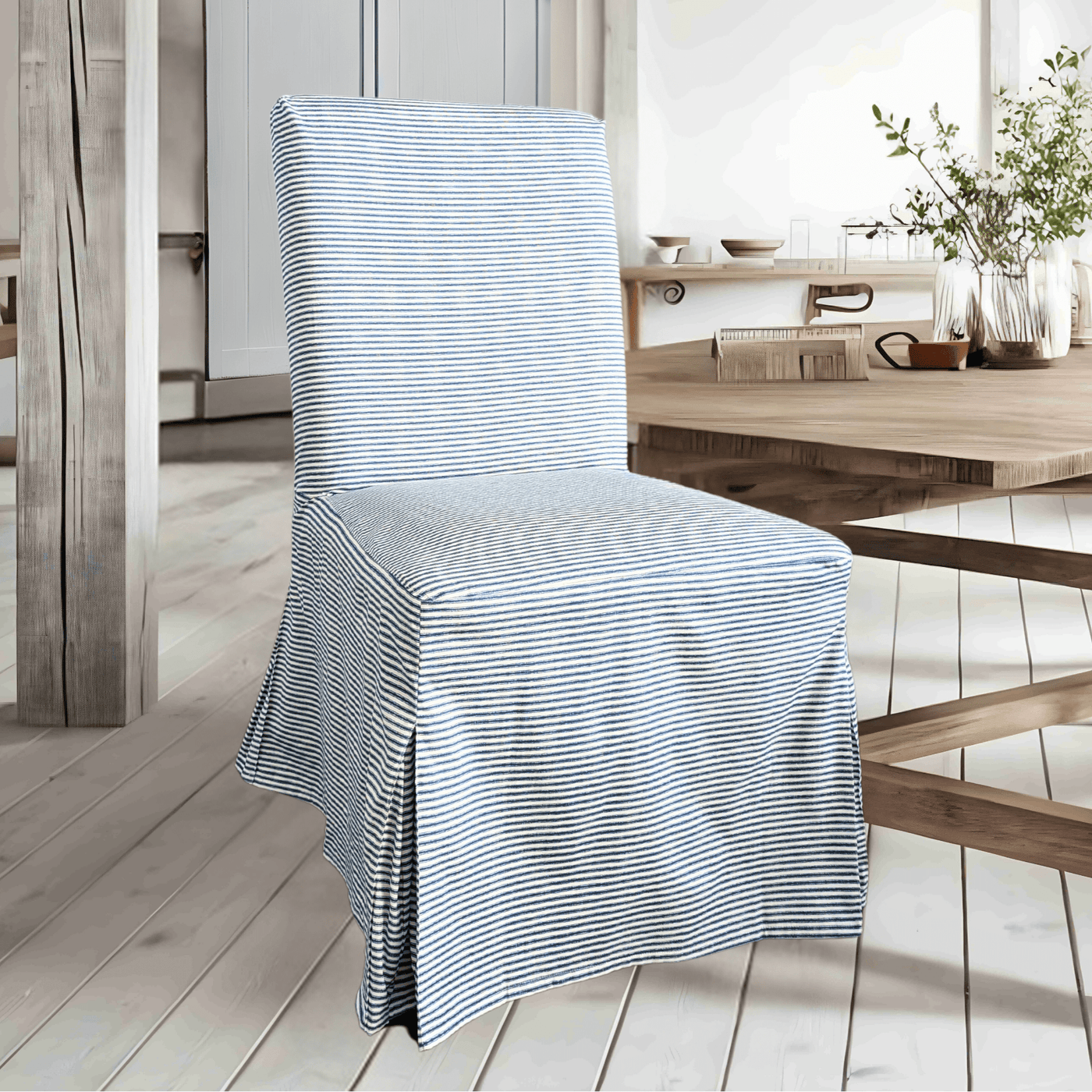 Side Chair Restoration Hardware Slipcover Dining Parsons Chairs