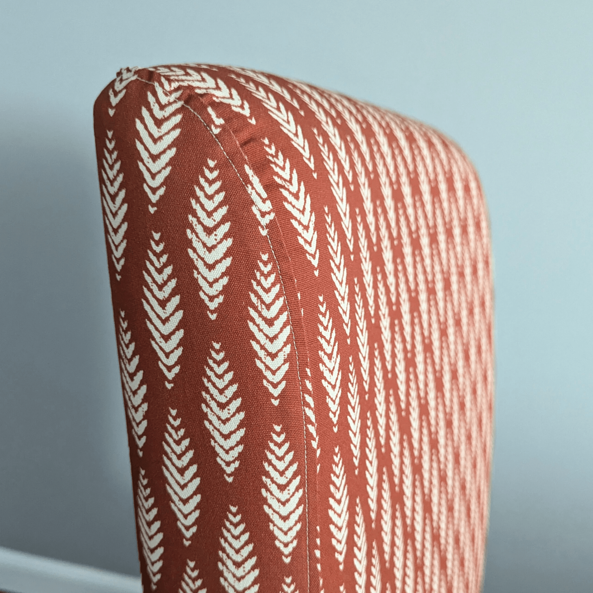 Rockin Cushions IKEA Henriksdal Dining Regular Leaf Terracotta Red Dining Chair Covers, Compatible with IKEA Henriksdal, Set of 2