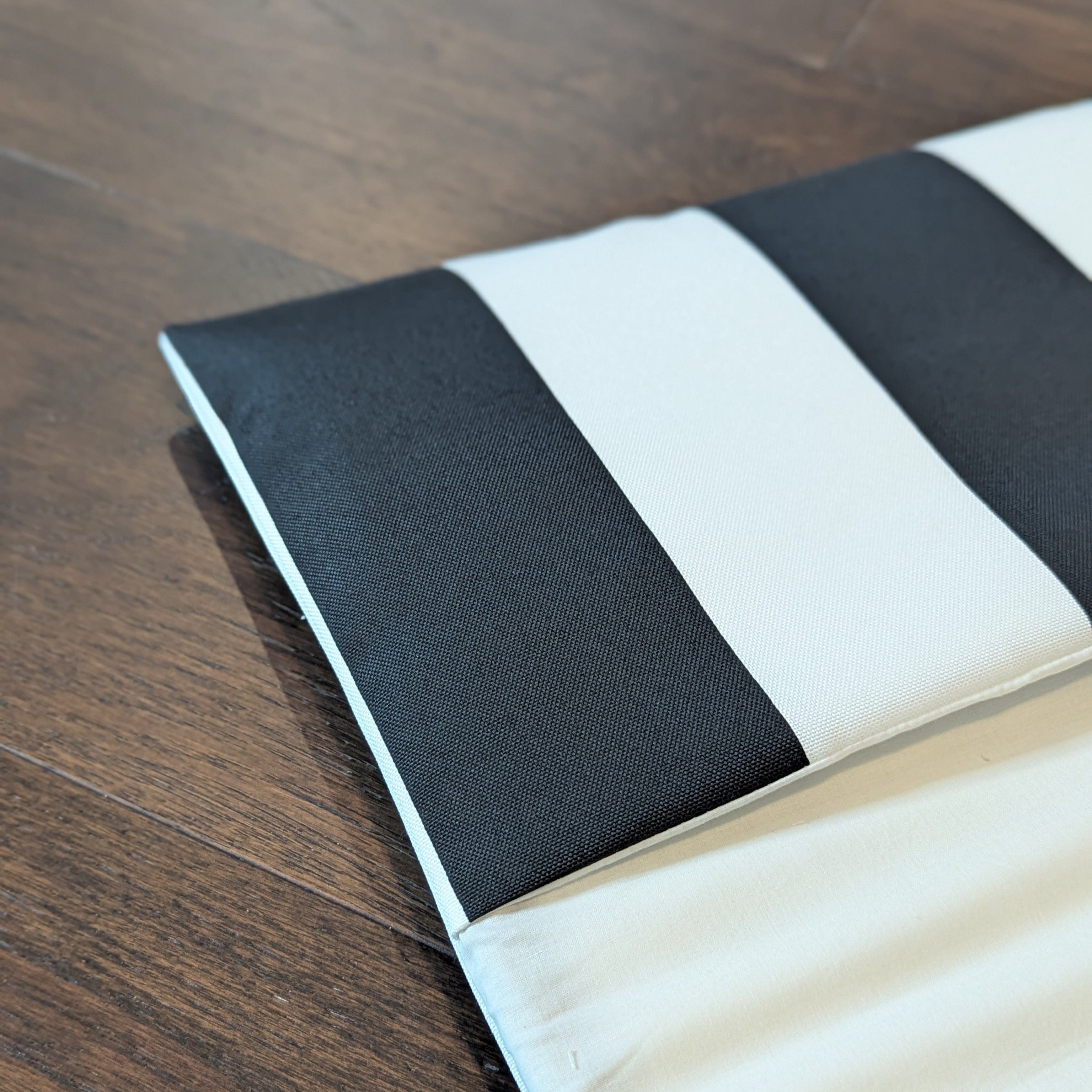 Rockin Cushions IKEA Kids Poang Black Stripe Cushion Cover, Compatible with IKEA Children's Poang