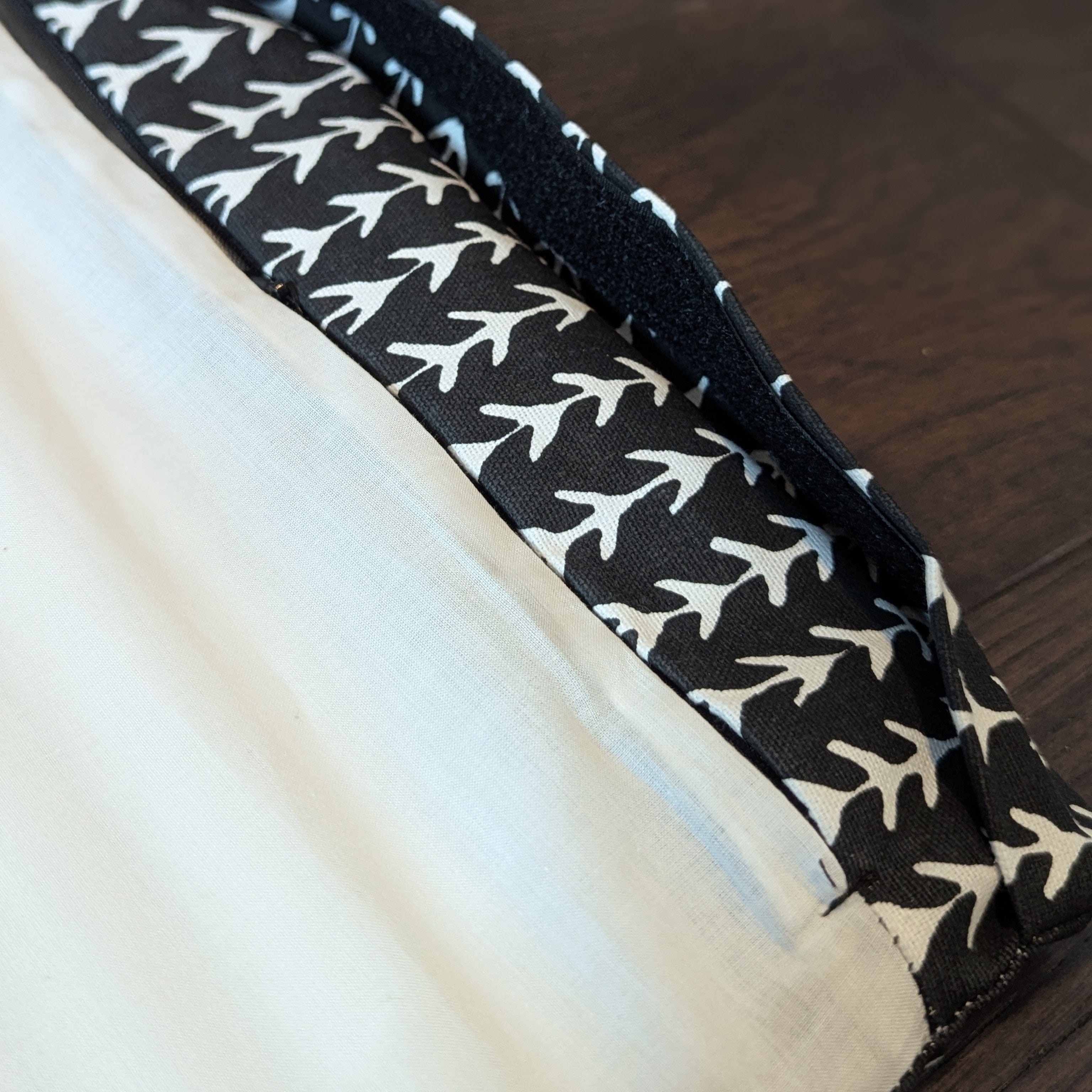 Rockin Cushions IKEA Kids Poang Black Vine Cotton Cushion Cover, Compatible with IKEA Children's Poang