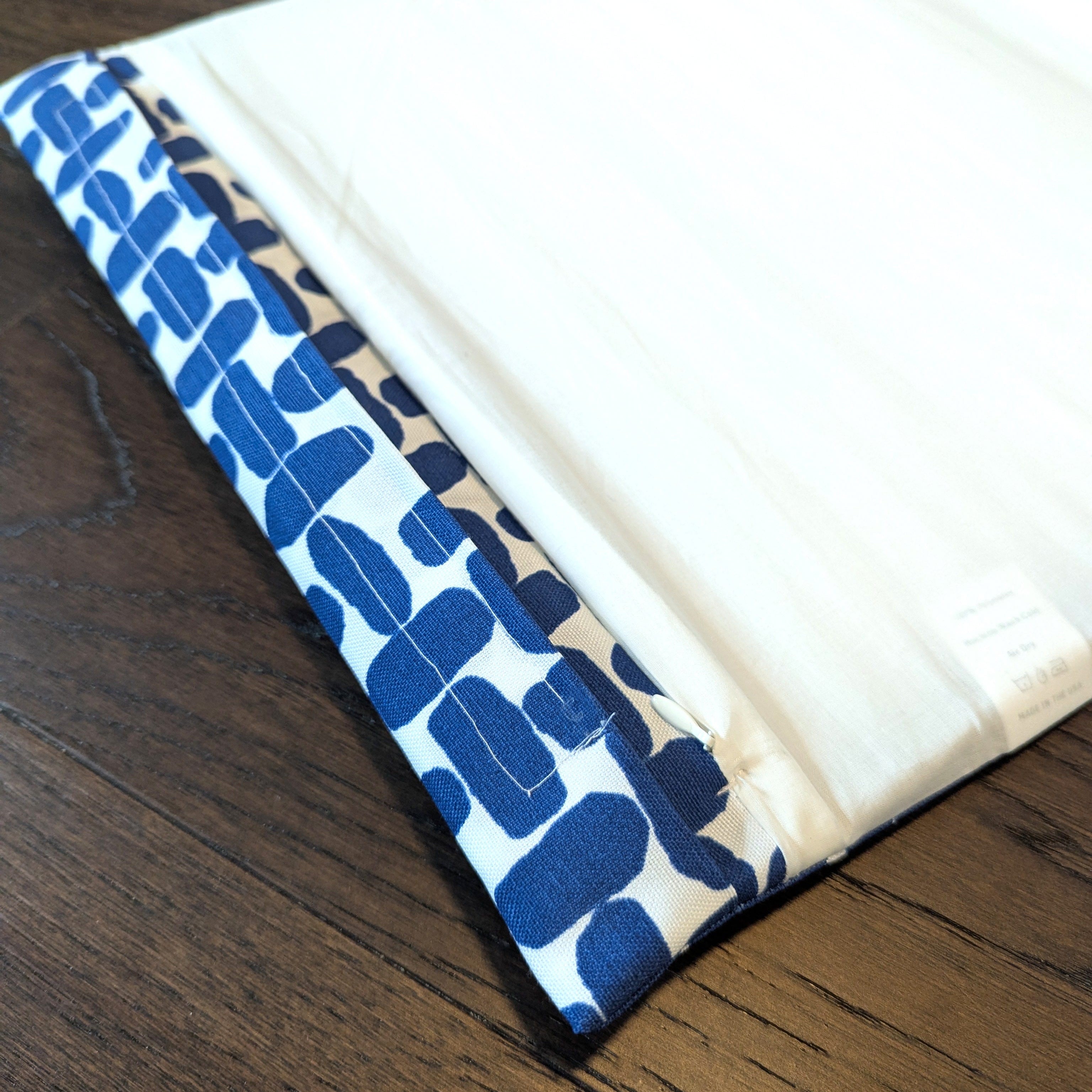 Rockin Cushions IKEA Kids Poang Blue Abstract Print Cushion Cover, Compatible with IKEA Children's Poang