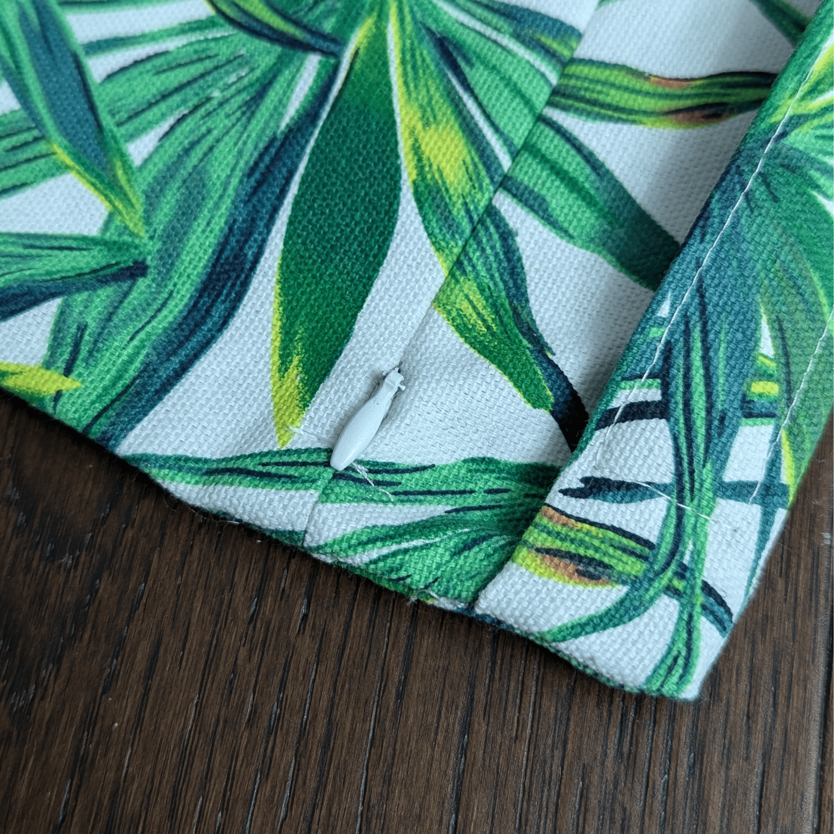 Rockin Cushions IKEA Kids Poang Green Palm Leaf Cushion Cover, Compatible with IKEA Children's Poang