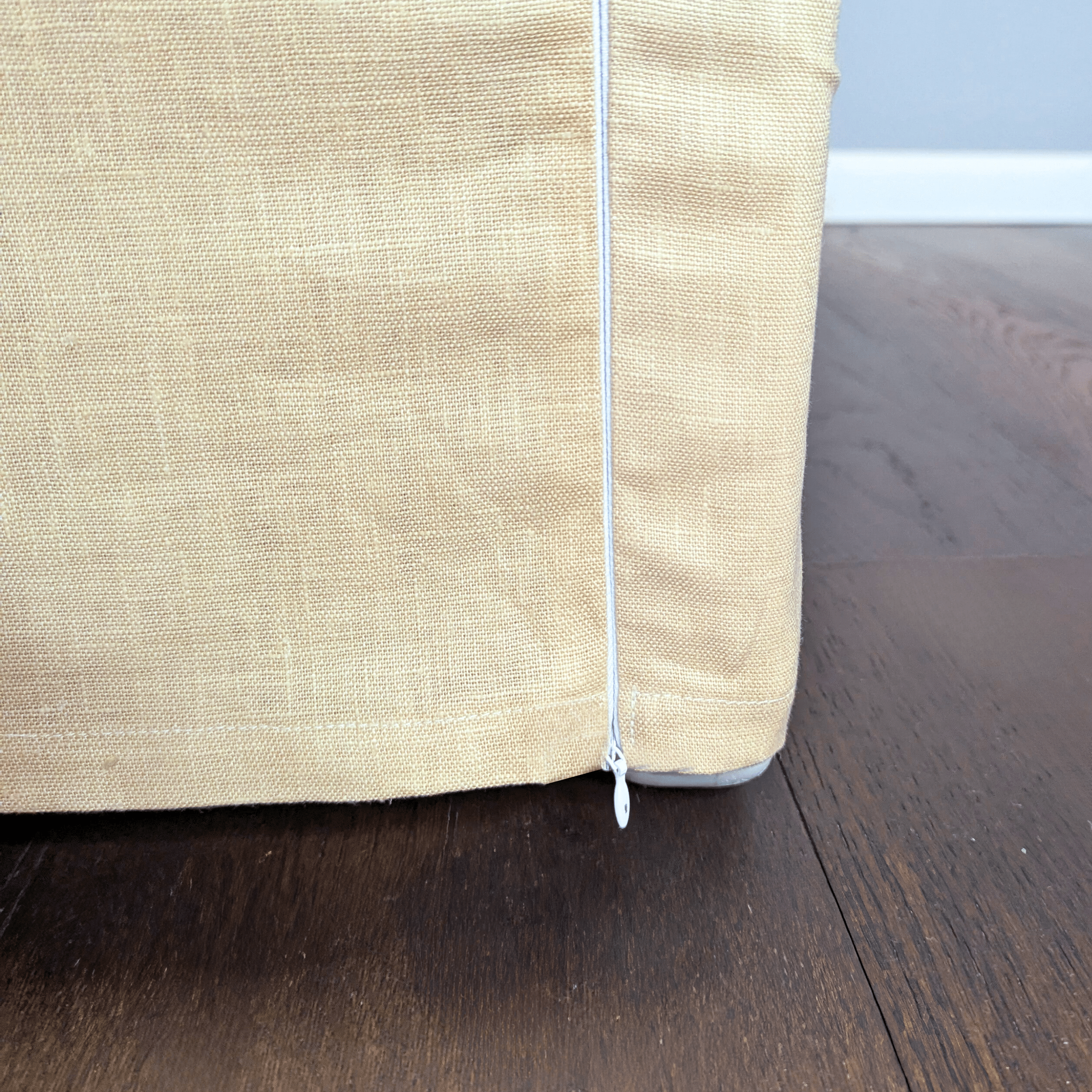 Rockin Cushions IKEA Knopparp Sofa Farmhouse Beige Linen Slip Cover, Compatible with IKEA KNOPPARP