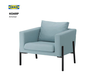 Rockin Cushions IKEA Koarp Armchair SALE IKEA KOARP Armchair Cover, Retro Pink Teal Jungle Print, Compatible with IKEA Koarp