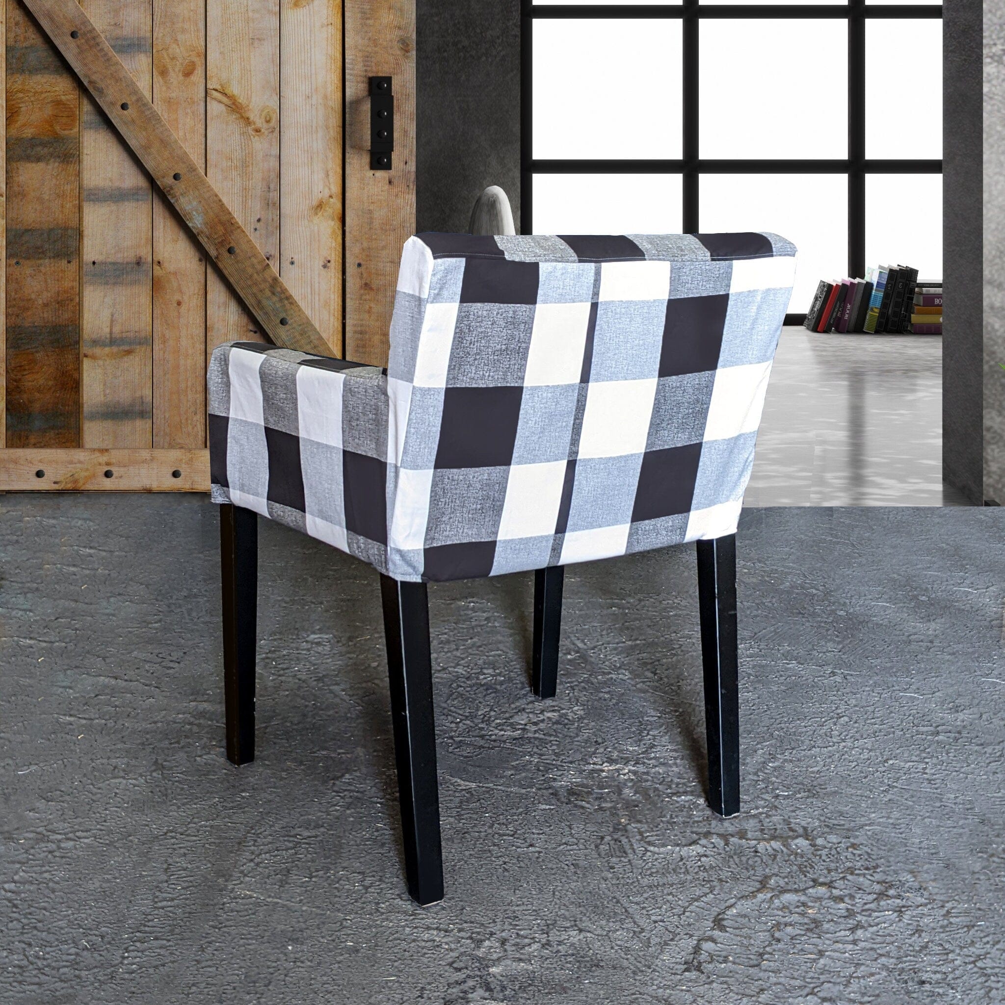 Rockin Cushions IKEA Nils Chair SALE IKEA NILS Scandinavian Buffalo Check Black, Plaid Chair Cover,  Compatible with IKEA Nils Armchair