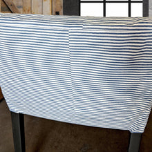 Load image into Gallery viewer, Rockin Cushions IKEA Nils Chair SALE IKEA NILS Ticking Stripe Navy Chair Cover,  Compatible with IKEA Nils Armchair