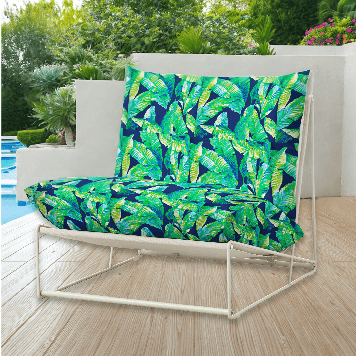 Outdoor deep seat cushion slipcovers sale