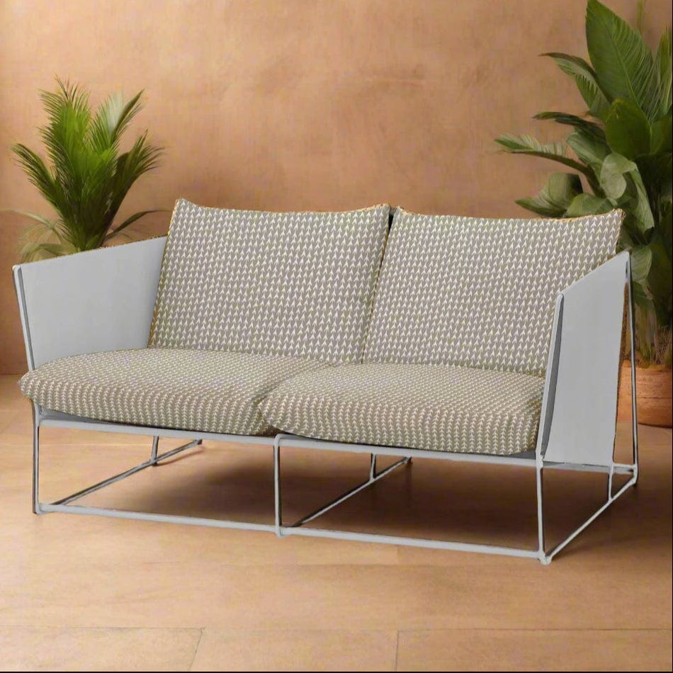 Rockin Cushions IKEA Outdoor Slipcovers 1 pillow and 1 seat cover Taupe Vine Indoor Slipcovers, Compatible with IKEA Havsten - Made to Order