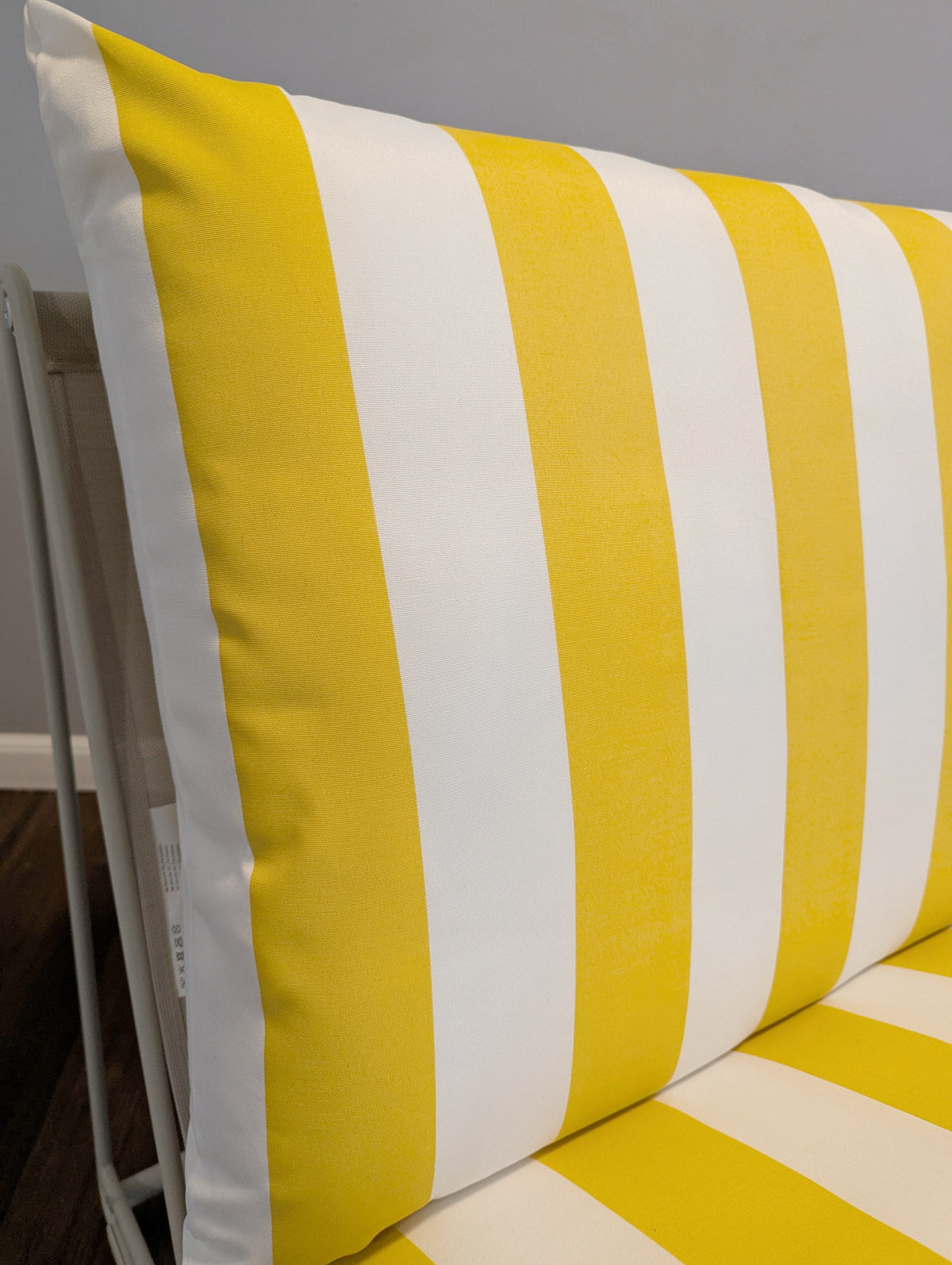 Yellow Stripe Outdoor Slipcovers | Made to Order