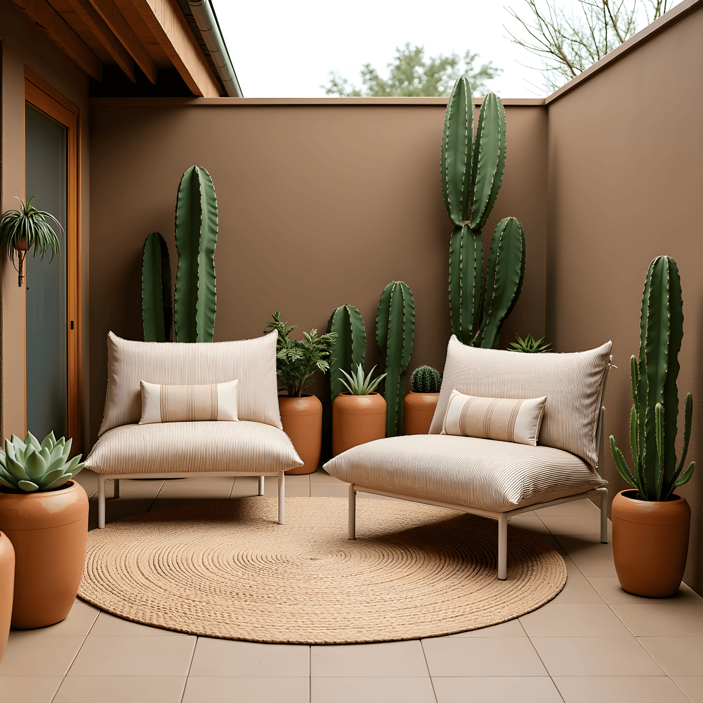 Beige Stripe IKEA Havsten Slipcovers | Outdoor Seat & Back Cover Beige Stripe IKEA Havsten Slipcovers | Outdoor Seat & Back Cover