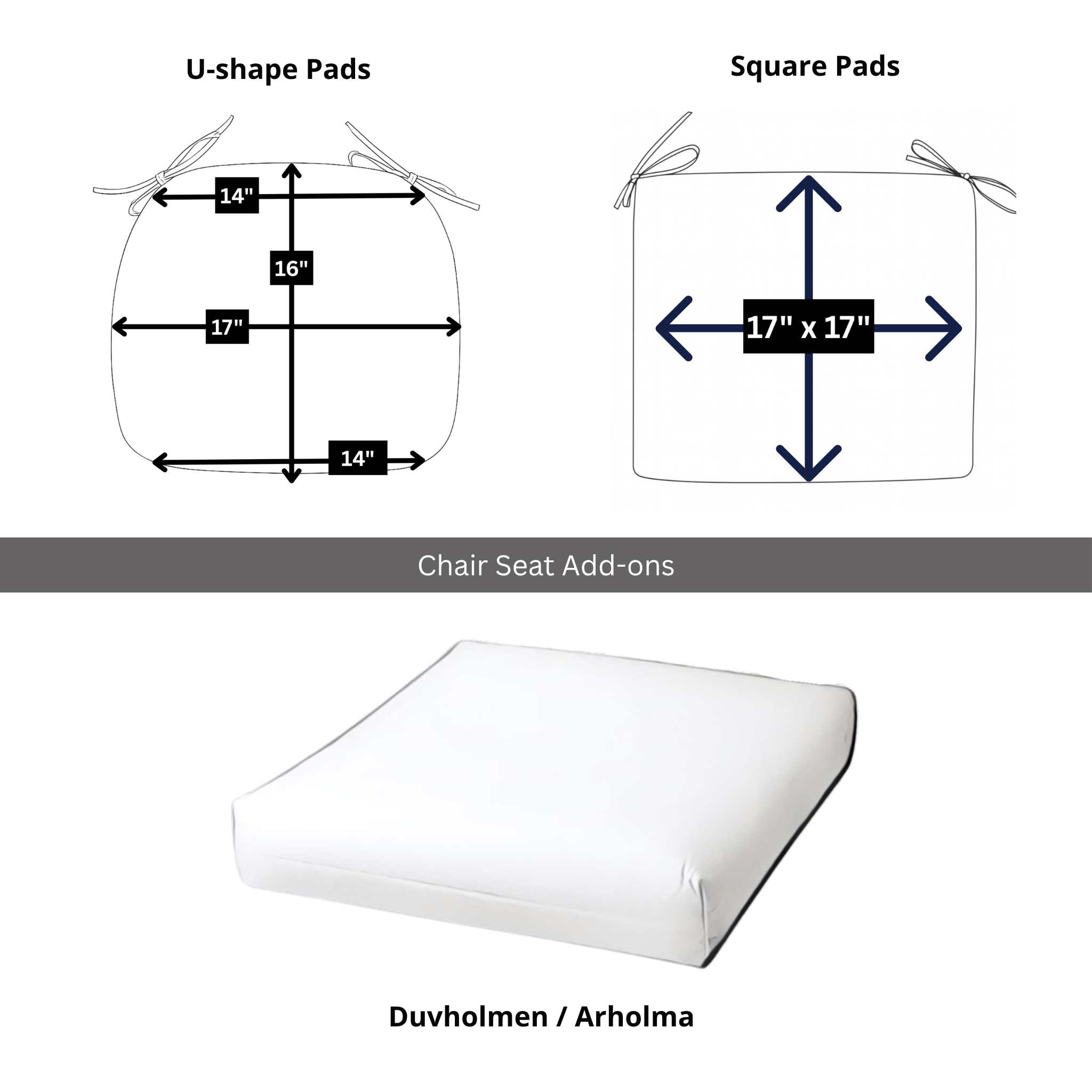 Rockin Cushions IKEA Outdoor Slipcovers 1 x Seat and 1 Pillow Cover Beige Stripe Outdoor Slipcovers, Compatible with IKEA Havsten - Made to Order