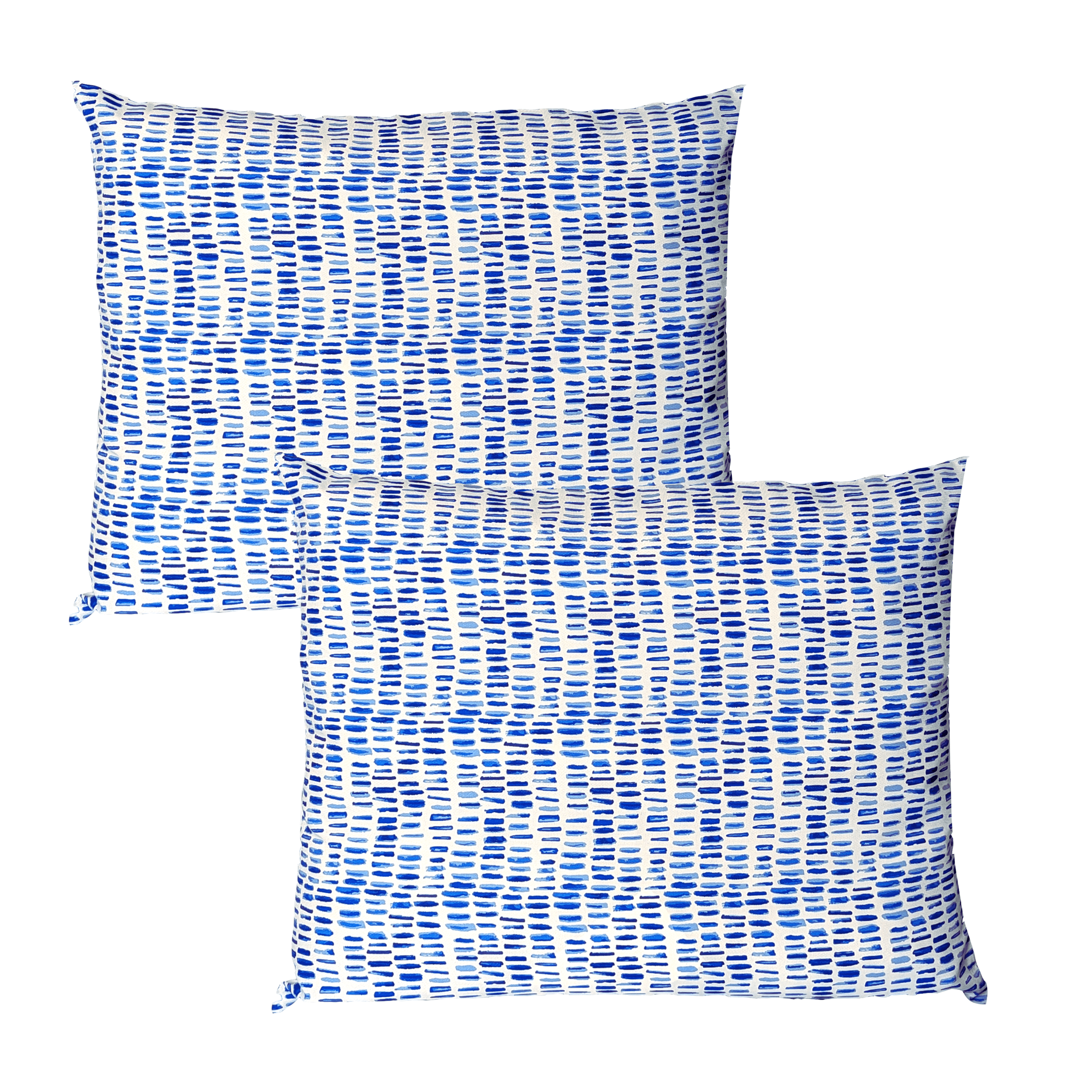 Rockin Cushions IKEA Outdoor Slipcovers 2 Pack Outdoor Pillow Covers | Blue Rain | Compatible with IKEA Duvholmen and Kuddarna Cushions (Copy)