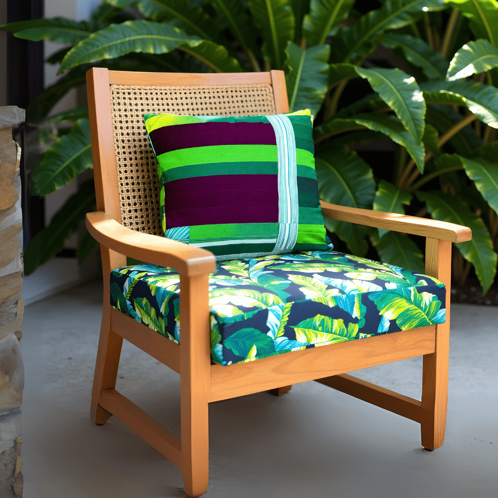 Rockin Cushions IKEA Outdoor Slipcovers 2 Pack Outdoor Seat Covers | Banana Leaf | Compatible with IKEA Duvholmen Inner Cushion