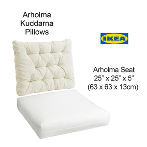 Rockin Cushions IKEA Outdoor Slipcovers IKEA Arholma Kuddarna, Beige Stripe Outdoor Slip Covers