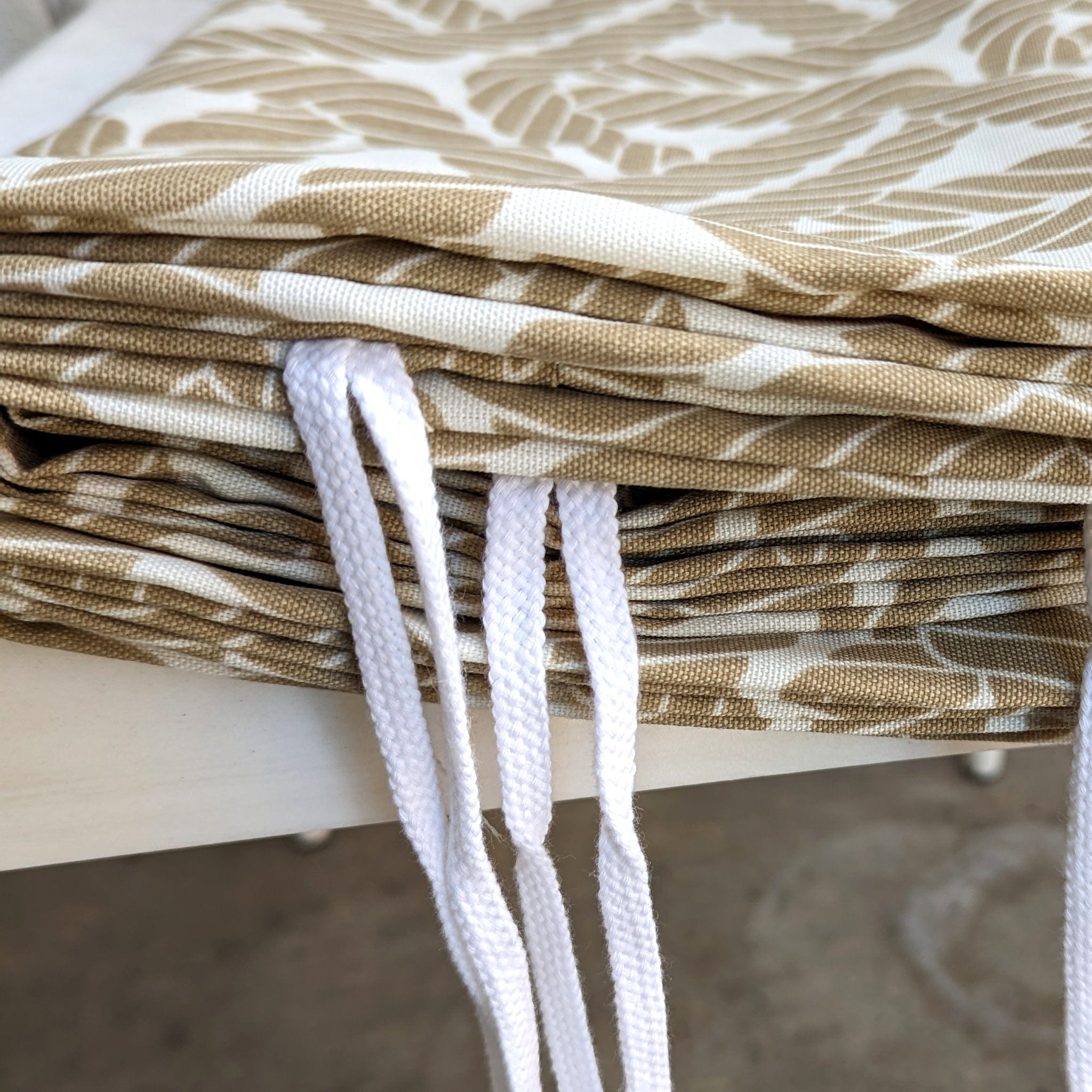 Rockin Cushions IKEA Outdoor Slipcovers SALE IKEA OUTDOOR Slip Cover, Hallo Chaise Pad Cover, Beige Sand Rope Print