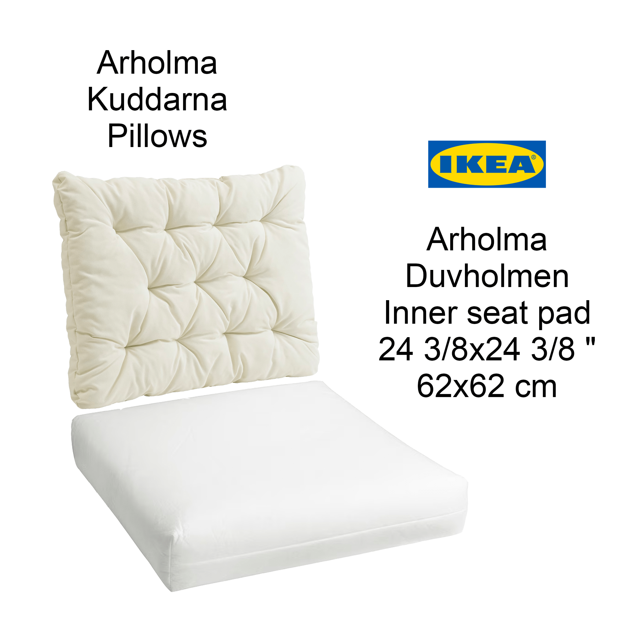 SALE Sunbrella Colorblock Pack, IKEA Outdoor Slipcovers, Arholma Kudda