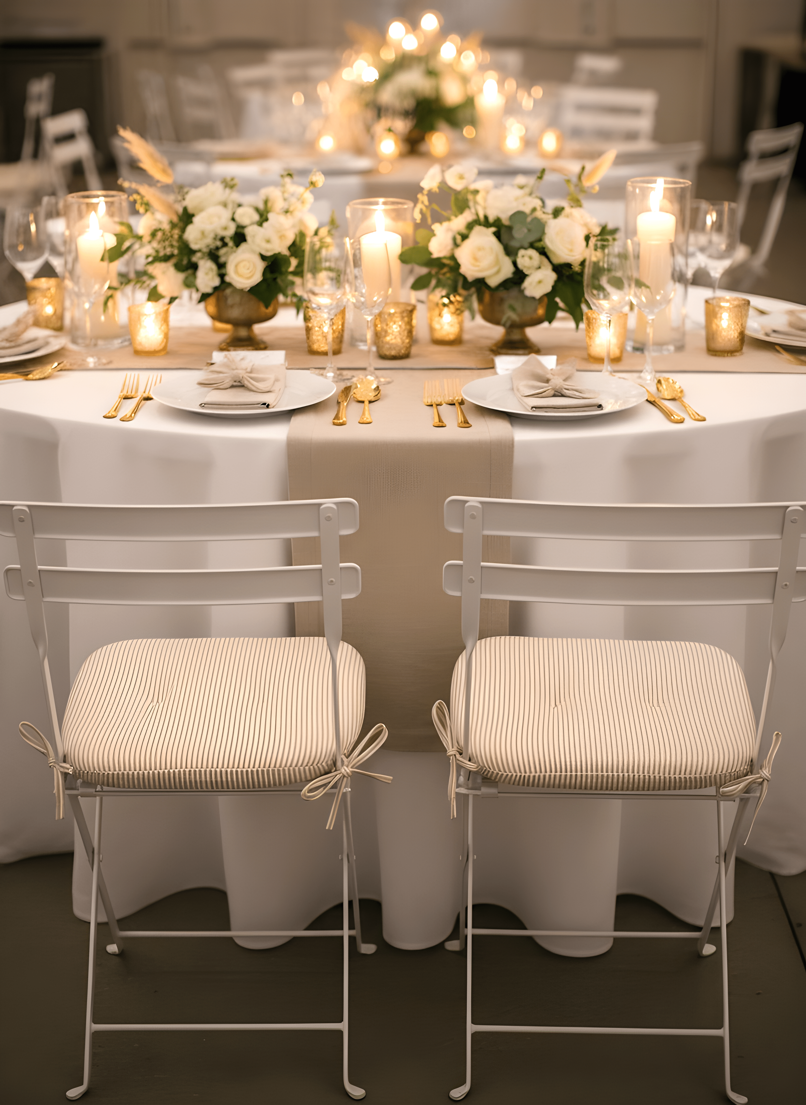 Rockin Cushions IKEA Outdoor Slipcovers Set of 2, Beige Stripe U-Shape Outdoor Chair Pad, Removable Covers