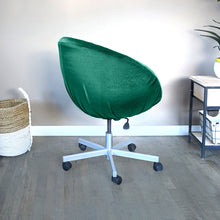 Load image into Gallery viewer, Rockin Cushions IKEA Skruvsta Forest Green Velvet IKEA SKRUVSTA Chair Slip Cover