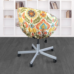 Rockin Cushions IKEA Skruvsta IKEA Floral SKRUVSTA Chair Slip Cover, Santa Maria Adobe