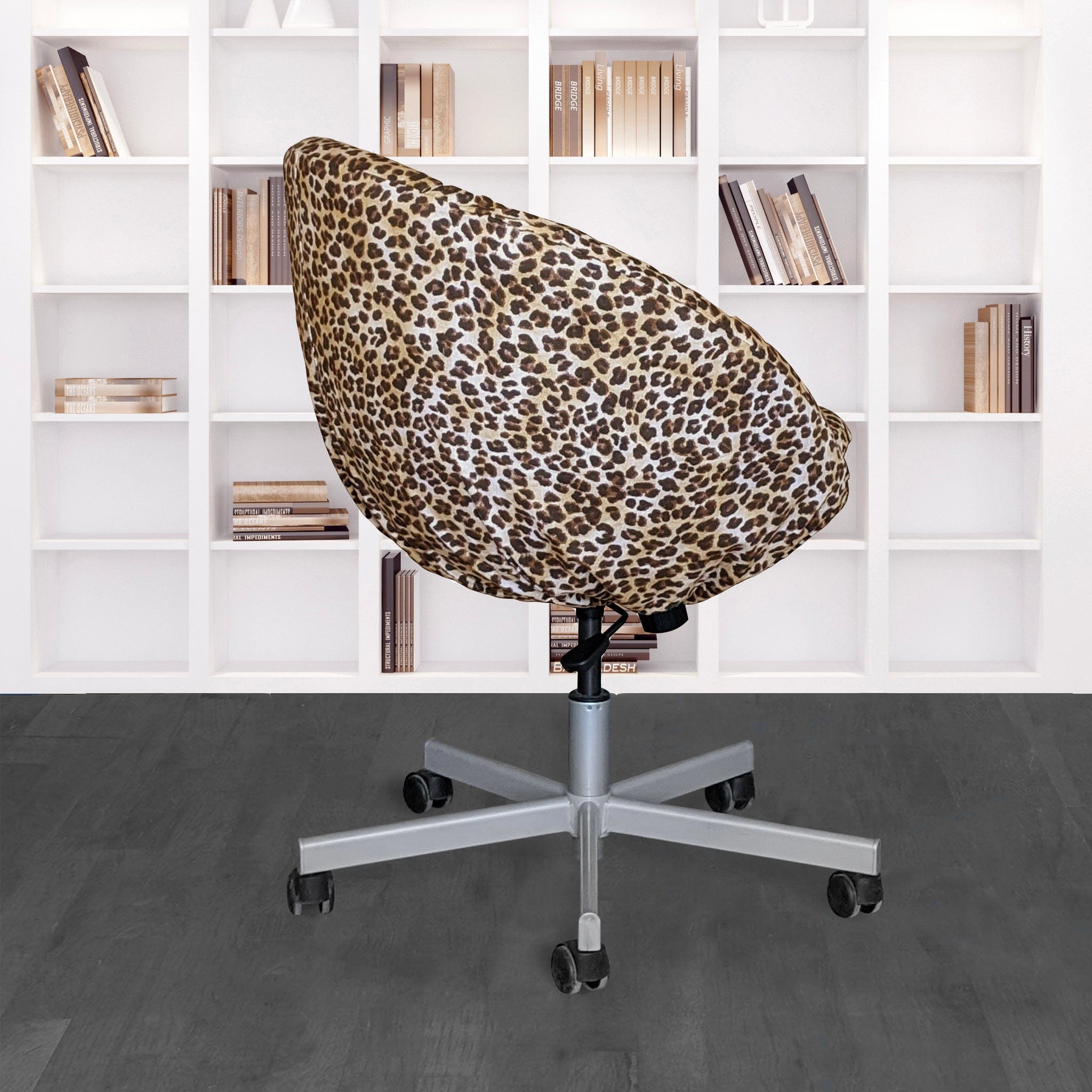 Rockin Cushions IKEA Skruvsta IKEA SKRUVSTA Chair Slip Cover, Leopard Cheetah Brown