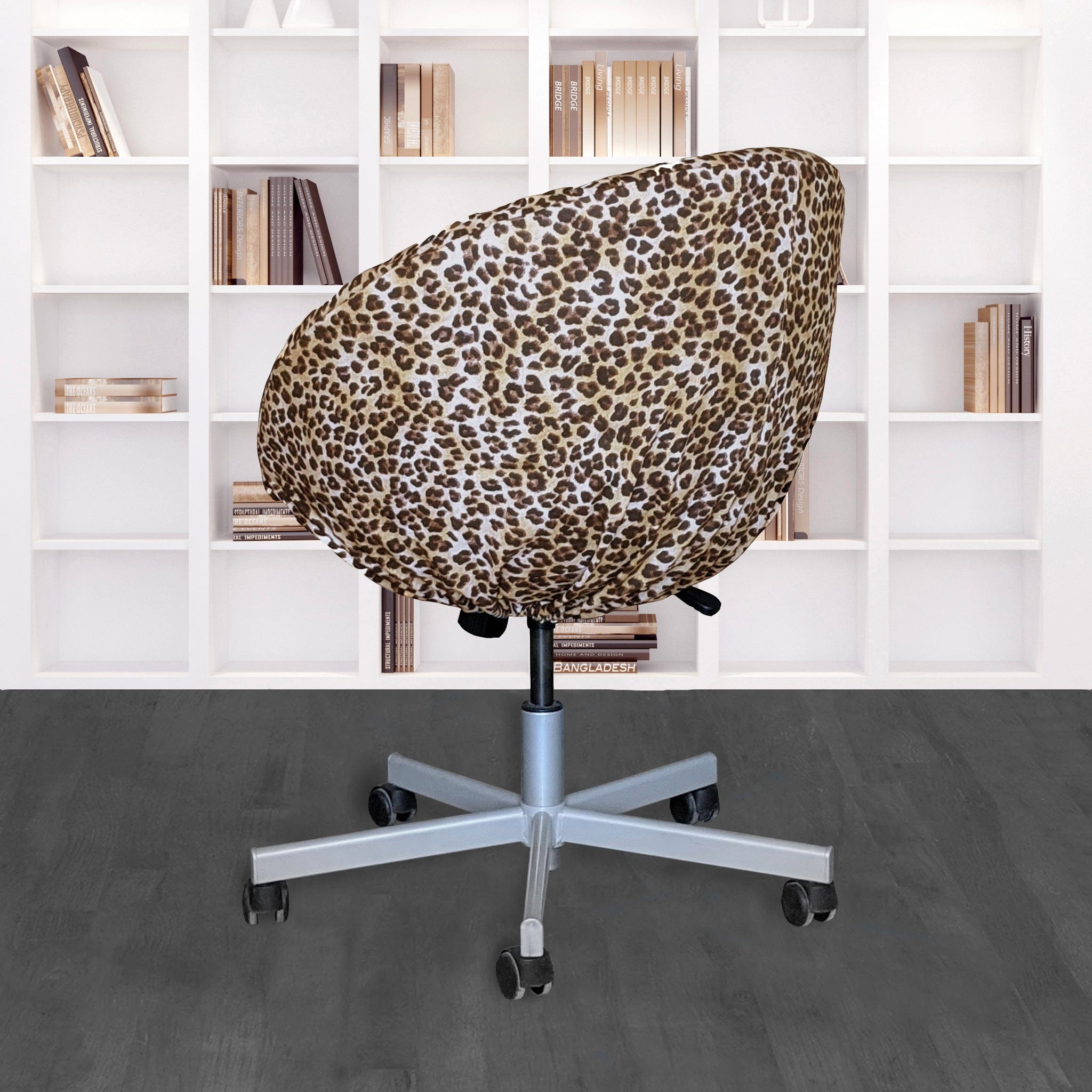 Rockin Cushions IKEA Skruvsta IKEA SKRUVSTA Chair Slip Cover, Leopard Cheetah Brown