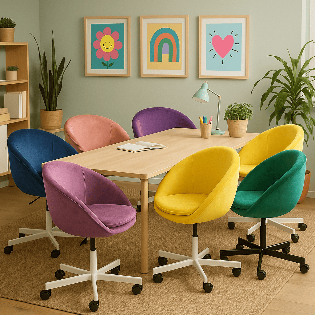 Rockin Cushions IKEA Skruvsta Mixed Velvet Slipcovers for IKEA Skruvsta Chair — Exclusive Bulk Clearance Lot, 65 Covers (Assorted Colors)