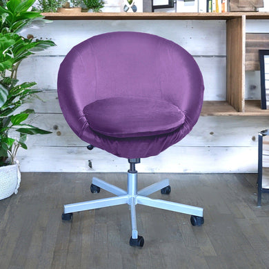 Rockin Cushions IKEA Skruvsta Purple Velvet IKEA SKRUVSTA Chair Slip Cover