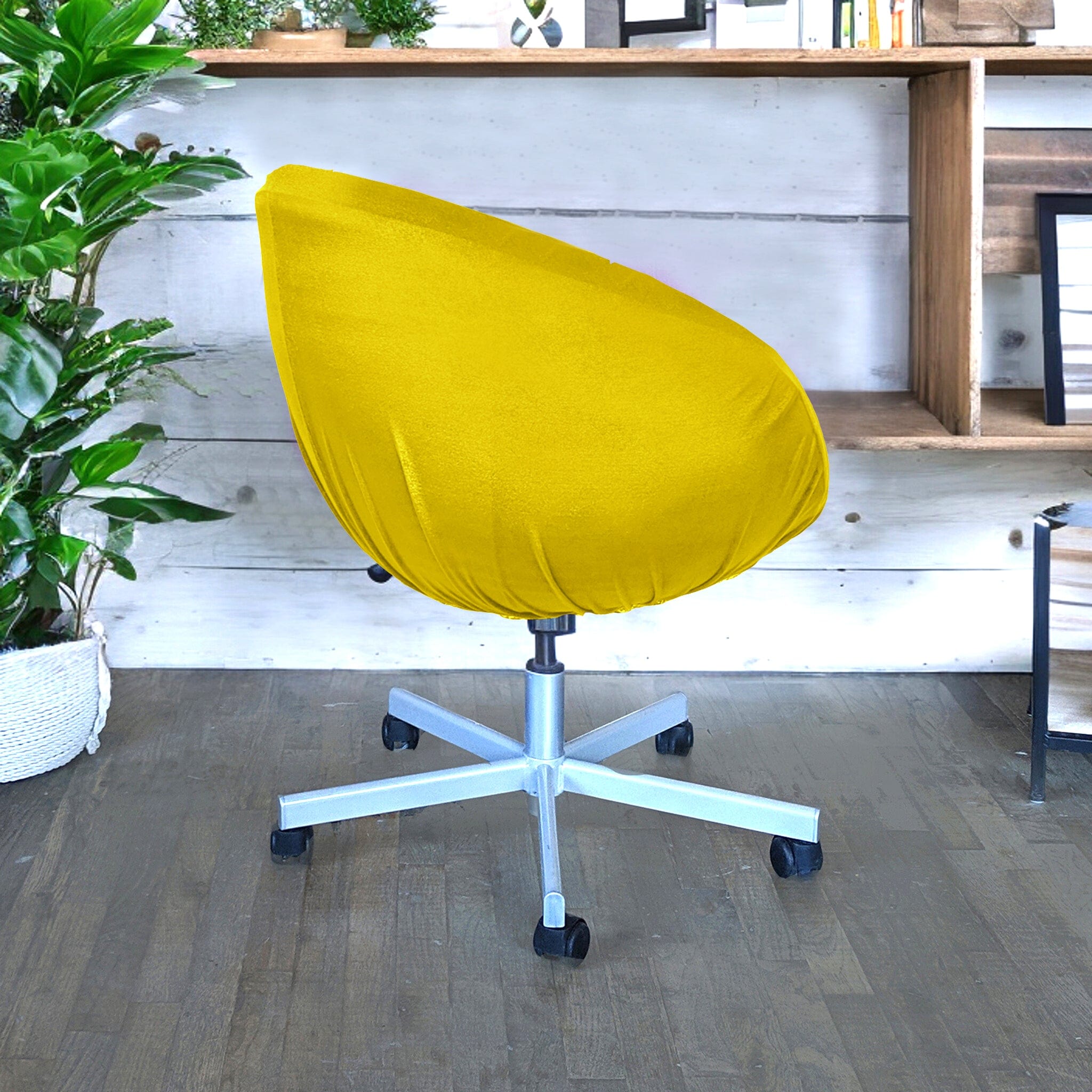 Rockin Cushions IKEA Skruvsta Velvet Gold IKEA SKRUVSTA Chair Slip Cover