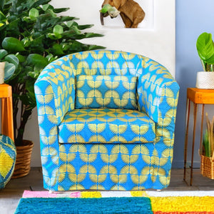Rockin Cushions IKEA Tullsta Armchair SALE IKEA TULLSTA Chair Cover, Turquoise Tribal Print, Compatible with IKEA Tullsta Chair