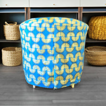 Load image into Gallery viewer, Rockin Cushions IKEA Tullsta Armchair SALE IKEA TULLSTA Chair Cover, Turquoise Tribal Print, Compatible with IKEA Tullsta Chair