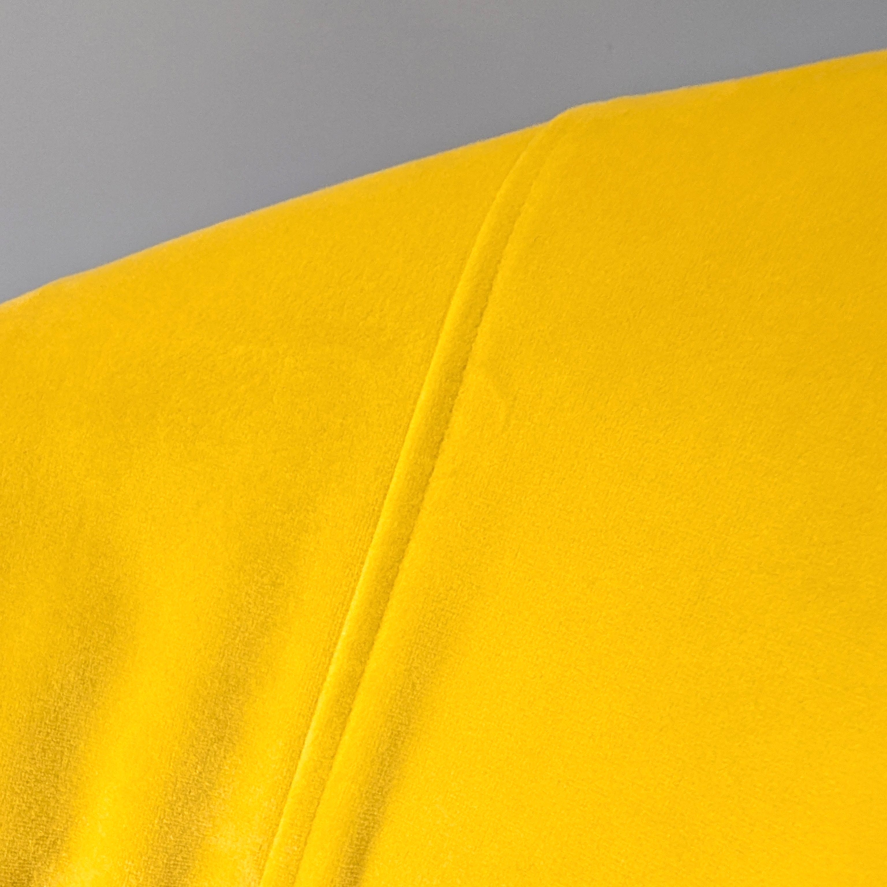 Rockin Cushions Office_Chair_Cover Bright Yellow Velvet Slipcover, Compatible with IKEA Skruvsta Chair – Bold, Modern Office Upgrade