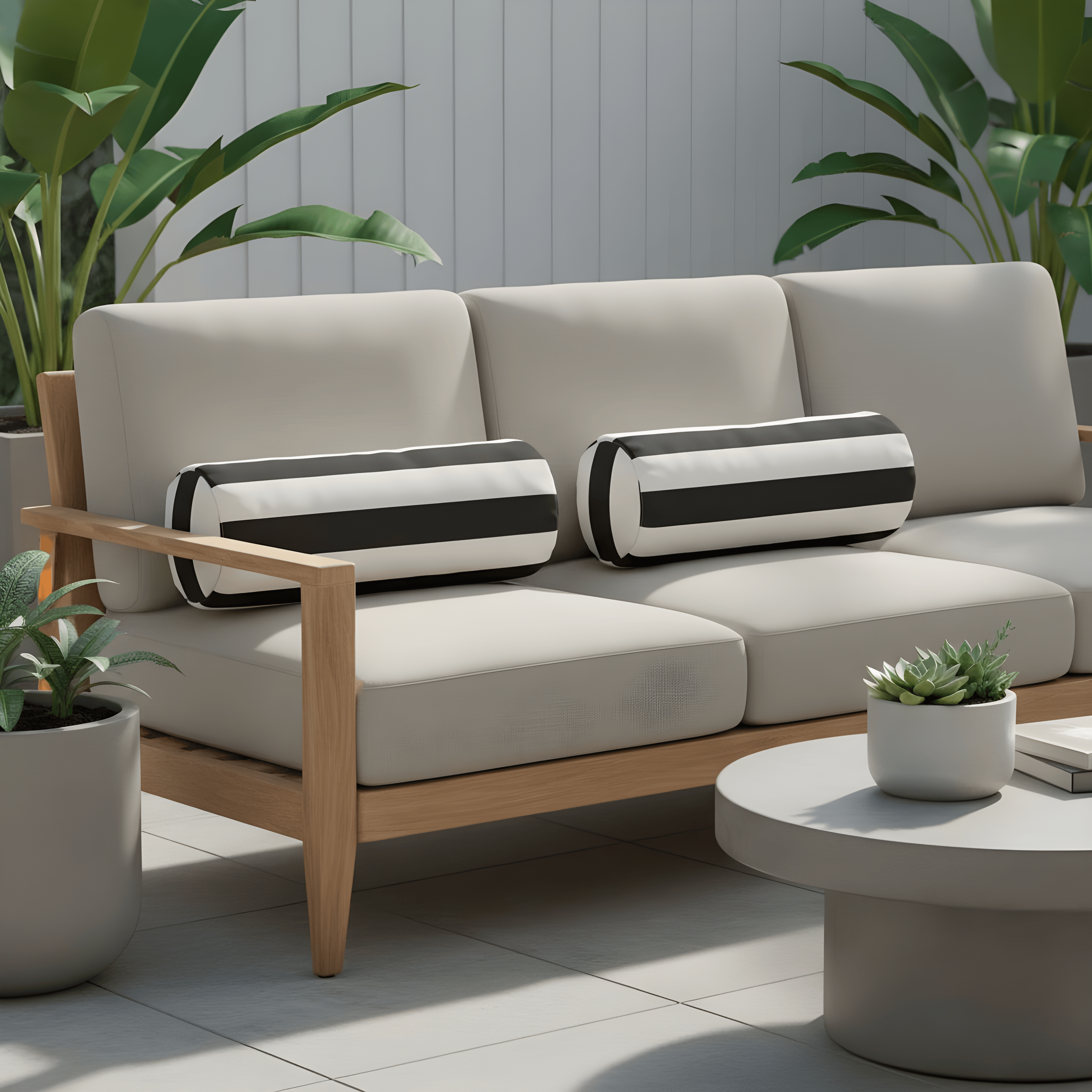 Rockin Cushions Pillow_Covers Design Your Own - Pair of IKEA Blaskata & Vankrets Bolster Cushion Covers, Made in Your Choice of Fabric