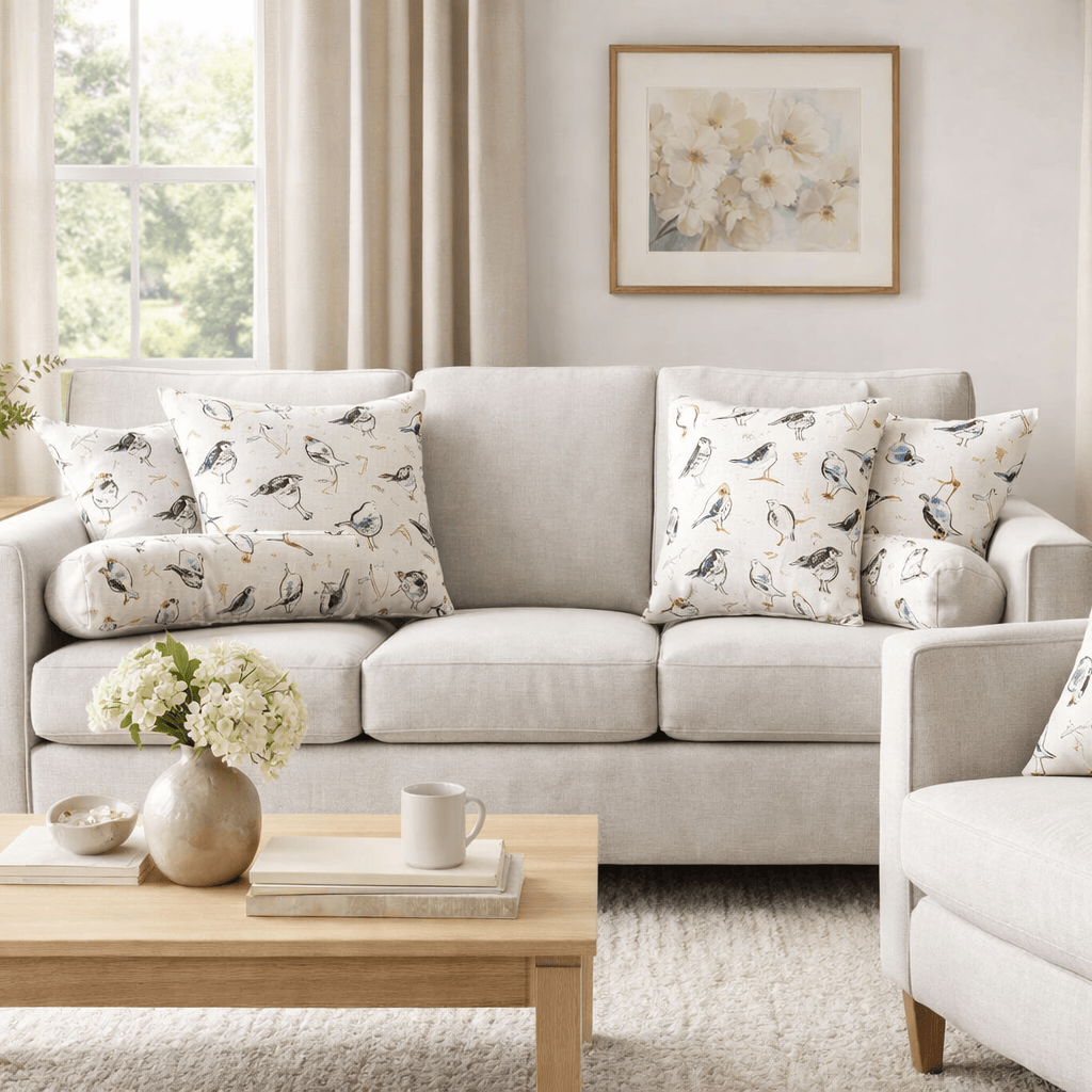 Rockin Cushions Pillow_Covers Designer Styling Pillow Bundle – Custom Square, Lumbar & Bolster Covers, Compatible with IKEA Blåskata & Vankrets