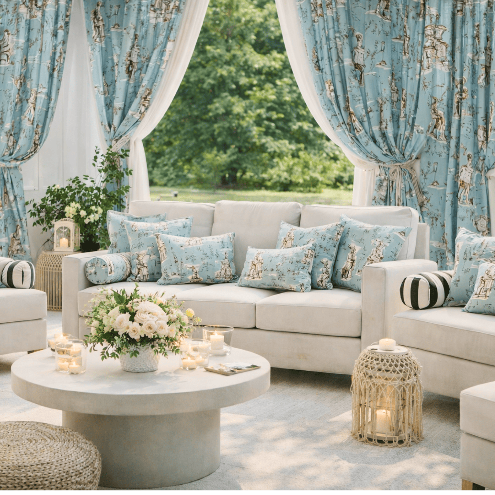 Rockin Cushions Pillow_Covers Designer Styling Pillow Bundle – Custom Square, Lumbar & Bolster Covers, Compatible with IKEA Blåskata & Vankrets