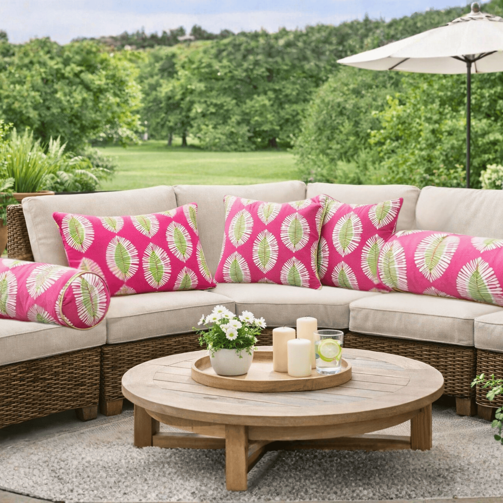 Rockin Cushions Pillow_Covers Designer Styling Pillow Bundle – Custom Square, Lumbar & Bolster Covers, Compatible with IKEA Blåskata & Vankrets