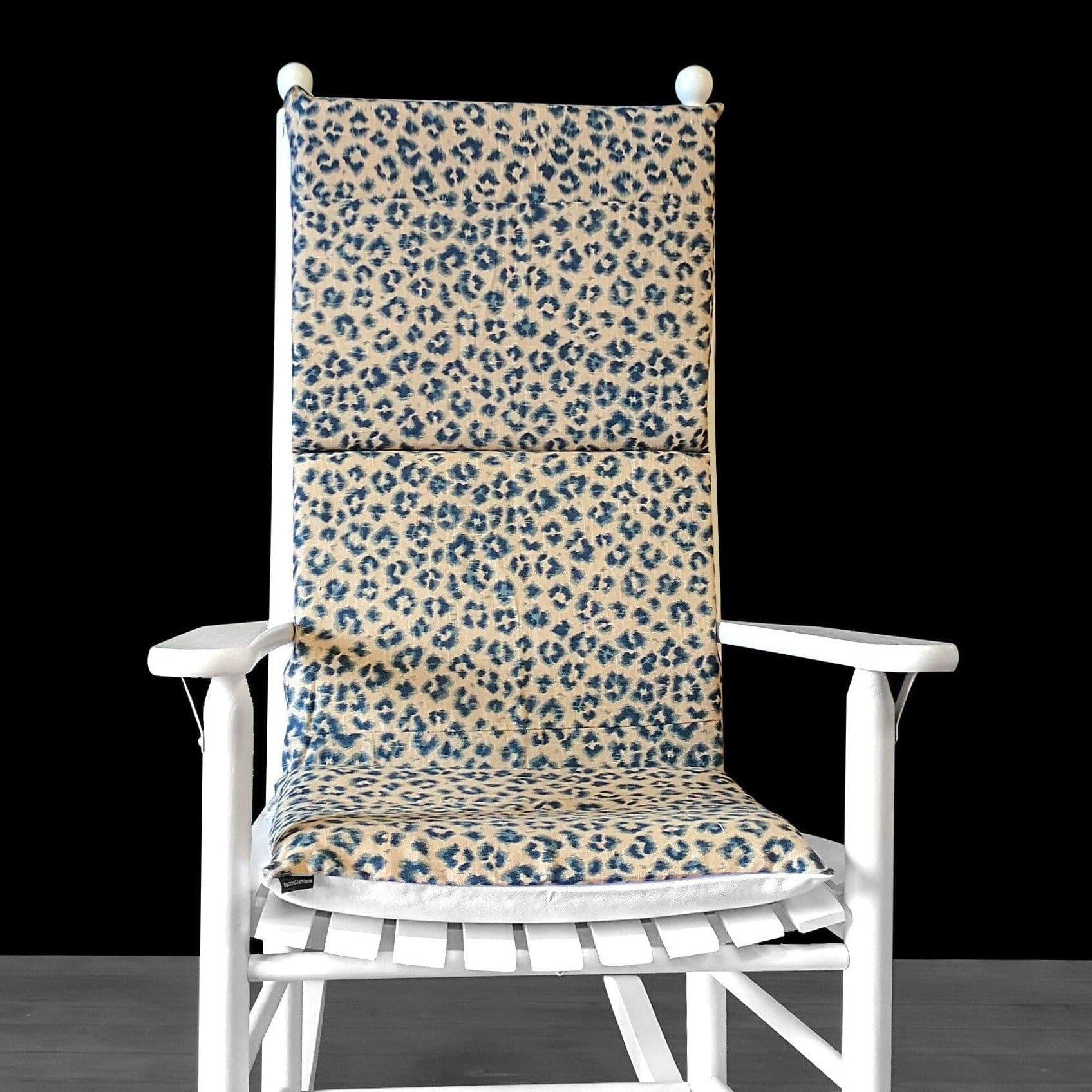 Animal Beige Leopard Cheetah Rocking Chair Cushion Rockin Cushions