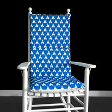 Load image into Gallery viewer, Rockin Cushions Rocking Chair Cushion Cobalt Blue Tee Pee Wig Wam Rocking Chair Cushion And Pads